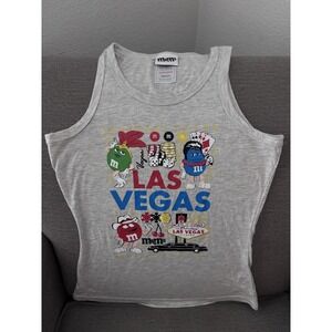 M&M Las Vegas Tank Top Gamble Novelty Vegas Trip NEW‎ Grey Shirt Y Size XLarge